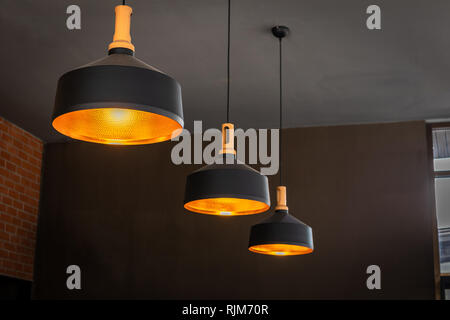 Schönen Luxus decke Beleuchtung Lampe Dekoration. Stockfoto