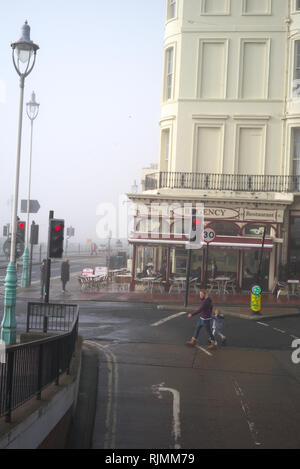 Brighton, England am Februar 06, 2019. Regency Square. Stockfoto