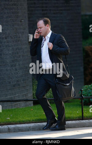 Craig Oliver in der Downing Street in London am 3. Sep 2013. Stockfoto