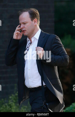 Craig Oliver in der Downing Street in London am 3. Sep 2013. Stockfoto