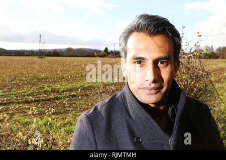 Seb Choudhury, BBC TV-Moderatorin und Journalistin, Inside Out West Programm. Stockfoto