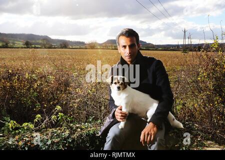 Seb Choudhury, BBC TV-Moderatorin und Journalistin, Inside Out West Programm. Stockfoto