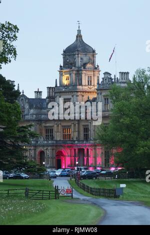 Westonbirt School, einen Co-educational unabhängige Tag und Internat für Jungen und Mädchen im Alter von 11 bis 18 in der Nähe von Tetbury in Gloucestershire, Vereinigtes Königreich. Stockfoto