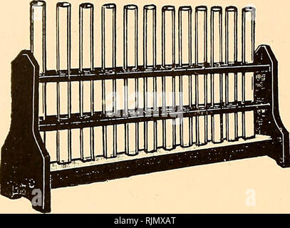 . Bakteriologische Apparate: Pathologische, biochemische. Wissenschaftliche Instrumente und Apparate; Bakteriologie; Chemische Industrie. (Fljr Mühle (florjinrattou, %} tsUv, N.. 17720 17725 17720 Support- Nessler Rohr. Mit Base von einem Milch bedeckt - Glasplatten, auf denen die Rohre jeweils 2,50 17725 unterstützen. Aufsatzfähig auf Wand oder Tisch; mit Rod verfügen.60. Bitte beachten Sie, dass diese Bilder sind von der gescannten Seite Bilder, die digital für die Lesbarkeit verbessert haben mögen - Färbung und Aussehen dieser Abbildungen können nicht perfekt dem Original ähneln. extrahiert. Die Corporation. Roche Stockfoto