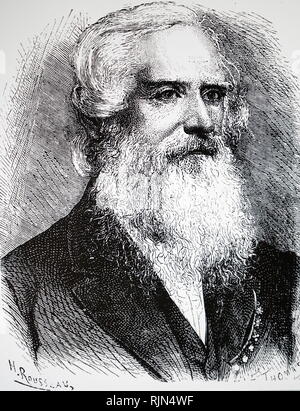 Abbildung: Samuel Finley Breese Morse (1791-1872), US-amerikanischer Maler und Erfinder. Nachdem er seinen Ruf als Porträtmaler, in seinen mittleren Jahren Morse dazu beigetragen, die Erfindung eines Single-wire telegraph System auf der Grundlage von europäischen Telegraphen etabliert. Er war ein mitentwickler der Morsecode und half, die kommerzielle Nutzung der Telegrafie zu entwickeln. Stockfoto