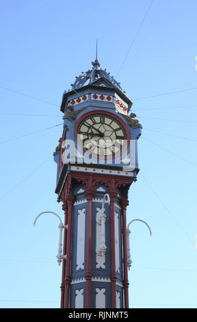 Das Wahrzeichen Clock Tower im Zentrum von sheerness auf der Isle of sheppey Kent england Stockfoto