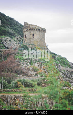 Paola Tower - Circeo Nationalpark - Latina Italien Stockfoto