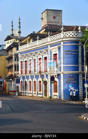 Comunidade Gebäude, Architektur, Panjim, Panaji, Goa, Indien Stockfoto