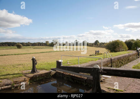 Die Montgomery Canal in der Nähe von Lower Frankton Ellesmere Shropshire England Stockfoto