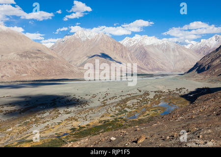 Wunderschöne Landschaft des Nubra Valley, Ladakh, Jammu und Kaschmir, Indien Stockfoto