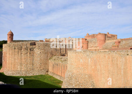 Fort de Salses, Salse le Chateau, Languedoc-Roussillon, Frankreich Stockfoto