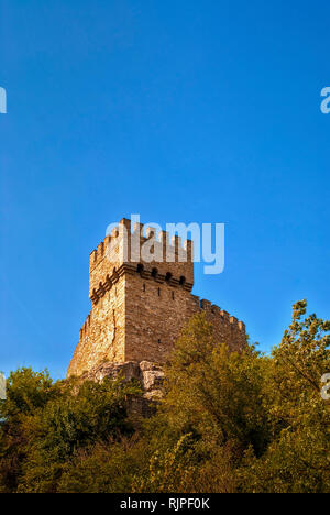 Mittelalterliche Burg. Tsarevets. Bulgarien; Stockfoto