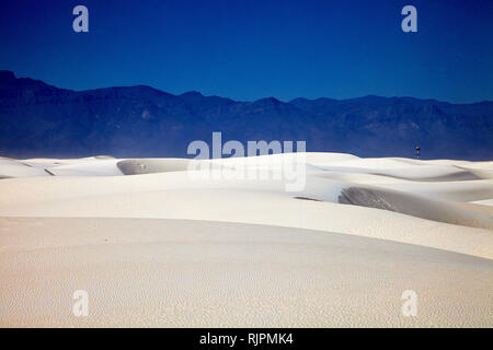 Sanddünen im White Sands National Monument, New Mexico, USA Stockfoto