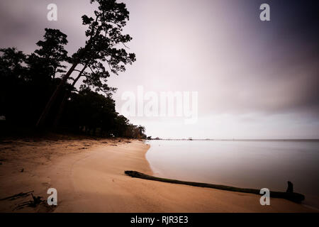 Ostufer der Mobile Bay in Daphne, Alabama, USA Stockfoto