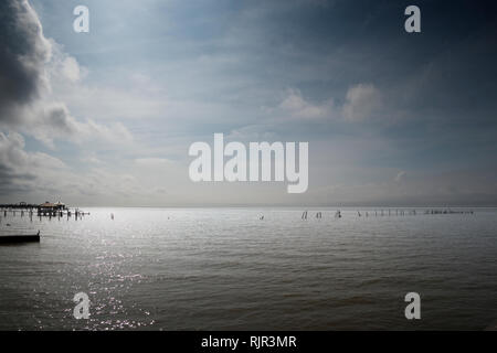 Ostufer der Mobile Bay in Daphne, Alabama, USA Stockfoto