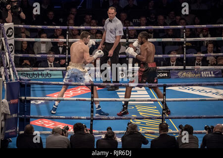 Jake Ball vs Craig Richards in der O2 Arena. London, Großbritannien. Stockfoto