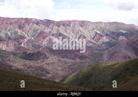 Das gebirgsland von Hornocal Stockfoto