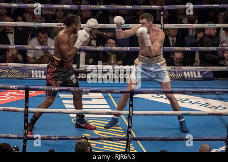 Jake Ball vs Craig Richards in der O2 Arena. London, Großbritannien. Stockfoto