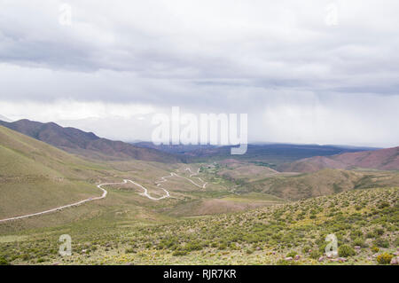 Das gebirgsland von Hornocal Stockfoto