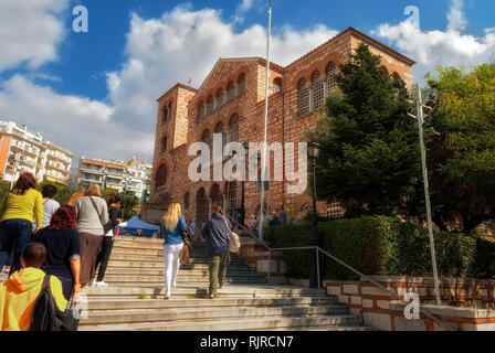 Kirche St. Dimitri, Thessaloniki, Griechenland; UNESCO Weltkulturerbe; Stockfoto