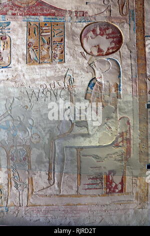 Ein Foto im Grab KV 1 Stockfoto