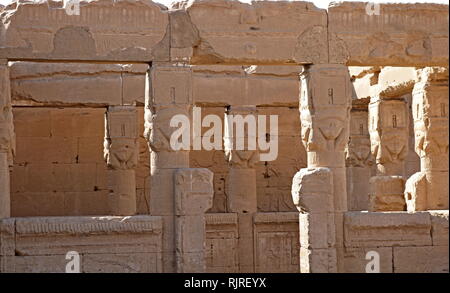 Die Kapelle des neuen Jahres; Tempel der Hathor, Dendera, Ägypten Stockfoto