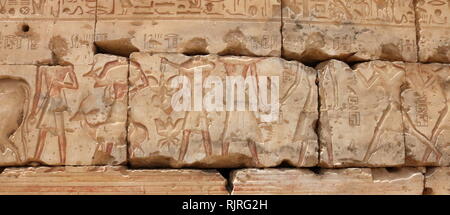 Abydos, eine der ältesten Städte des alten Ägypten, die Opfer Stockfoto