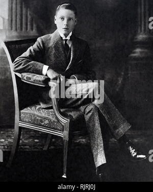 Der junge Prinz Edward, später Edward VIII (1894-1972), König von Großbritannien und die Dominions des British Empire, und Kaiser von Indien Stockfoto