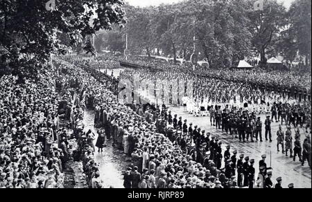 Krönung von Königin Elisabeth II. des Vereinigten Königreichs 1953. Stockfoto