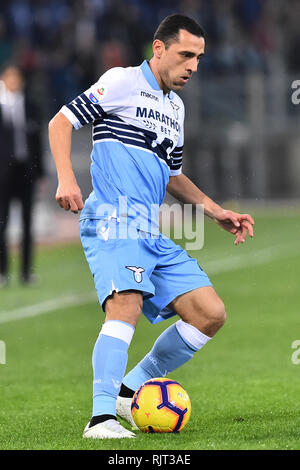 Rom, Italien. 08 Feb, 2019. Fußball Serie A Lazio vs Empoli, Rom, Italien, 07. Februar 2019 Im Bild Romulo Ph Fotograf01 Gutschrift: Unabhängige Fotoagentur/Alamy leben Nachrichten Stockfoto