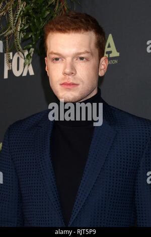 Los Angeles, CA, USA. 6 Feb, 2019. Cameron Monaghan in der Ankunftshalle für Fox Winter TCA2019 All-Star Party, Der Fig-Haus, Los Angeles, CA Februar 6, 2019. Credit: Priscilla Grant/Everett Collection/Alamy leben Nachrichten Stockfoto