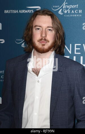 London, Großbritannien. 7 Feb, 2019. Thomas Beatty am Newport Beach Film Festival 5. jährlichen UK Ehren an der Londoner Langham Hotel gesehen. Credit: Keith Mayhew/SOPA Images/ZUMA Draht/Alamy leben Nachrichten Stockfoto