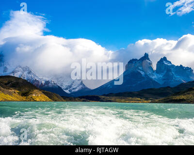 Szenen aus Patagonien und das Caraterra Austral, Chile & Argentinien Stockfoto