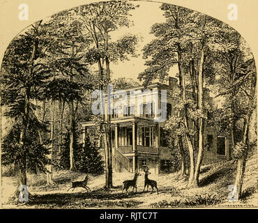 . Audubon, der naturforscher der Neuen Welt. Seine Abenteuer und Entdeckungen. Audubon, John James, 1785-1851. Ein^^ ich f1 ji/: %^p | I; ii; u: rBlBl. R^BIDENCE von J.J AUDOBON AUF THS HCDSOM. 6, 8. FwTOcis fliic * 6 Oro |):|0} l. Bitte beachten Sie, dass diese Bilder sind von der gescannten Seite Bilder, die digital für die Lesbarkeit verbessert haben mögen - Färbung und Aussehen dieser Abbildungen können nicht perfekt dem Original ähneln. extrahiert. St. John, Horace Stebbing Roscoe, Frau New York, C.S. Francis und Unternehmen Stockfoto