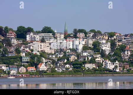 Ansicht der Suellberg im Stadtteil Blankenese in Hamburg, Deutschland, Europa Stockfoto