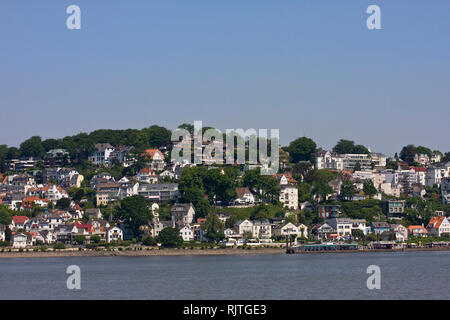 Ansicht der Suellberg im Stadtteil Blankenese in Hamburg, Deutschland, Europa Stockfoto