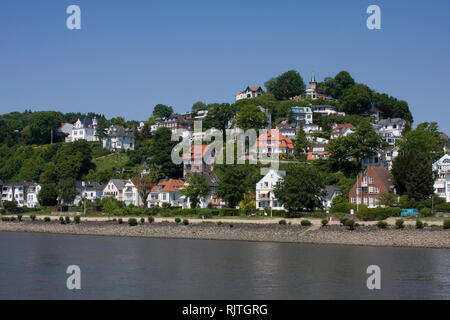 Ansicht der Suellberg im Stadtteil Blankenese in Hamburg, Deutschland, Europa Stockfoto