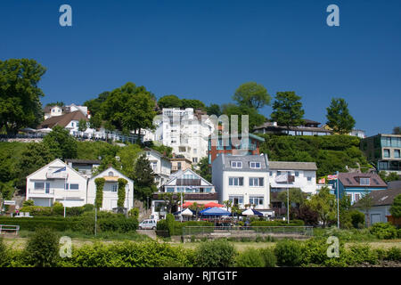 Ansicht der Suellberg im Stadtteil Blankenese in Hamburg, Deutschland, Europa Stockfoto