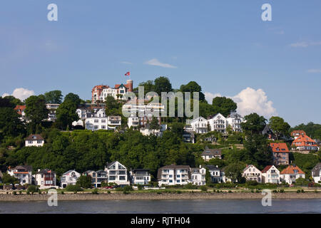 Ansicht der Suellberg im Stadtteil Blankenese in Hamburg, Deutschland, Europa Stockfoto