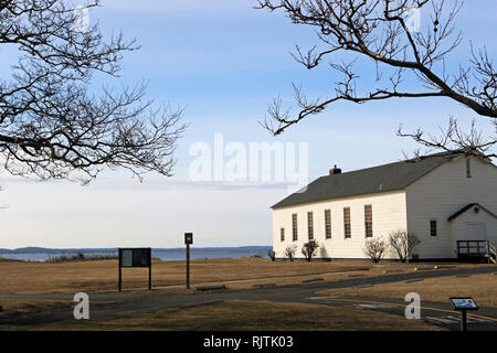 Sandy Hook Kapelle am Fort Hancock, Sandy Hook, New Jersey, USA Stockfoto