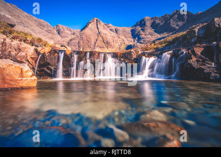 Fairy Pools, Isle of Skye, Vereinigtes Königreich, Schottland Stockfoto