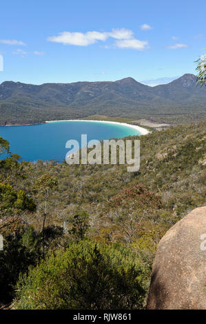 Wineglass Bay Lookout, Tasmanien, Australien Stockfoto