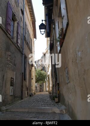 Arles historische Straße, Frankreich Stockfoto