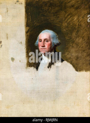 George Washington (Das Athenaeum Portrait), Gilbert Stuart, 1796 Stockfoto