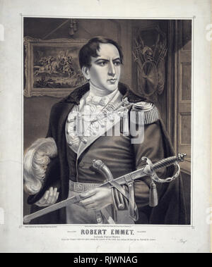 Robert Emmet, Irelands patriot Märtyrer Ca. 1874 Stockfoto