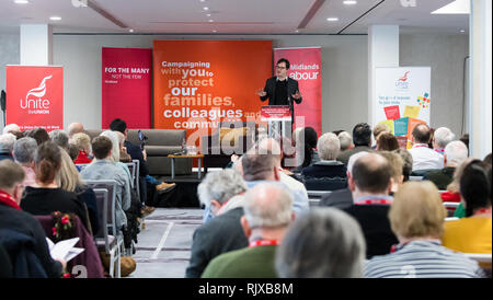 Alex Norris, Arbeit M.P. für Nottingham North auf der East Midlands Labour Party Conference 2019. Stockfoto