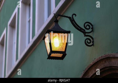 Street Light. Vintage street lamp Nahaufnahme Stockfoto