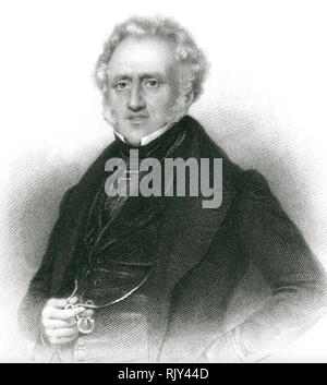 JAMES SILK BUCKINGHAM (1786-1855) Englisch, Reisenden und Journalist Stockfoto