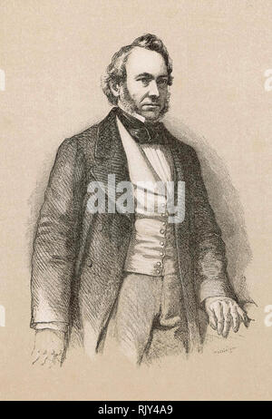 RICHARD COBDEN (1804-1865), englischer Liberaler Politiker und Unternehmer Stockfoto