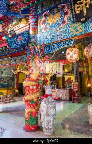 Chiang Mai, Thailand - Januar 25, 2019: Samakkee Charity Foundation Chinses Tempel in Chiang Mai, Thailand Stockfoto